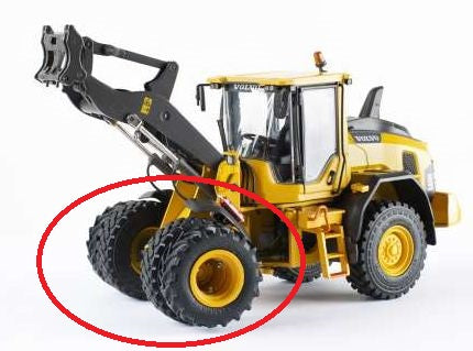 FORREZ dual wheelset Perfect for silage wo Fits AT3200120 - Volvo L60H wheel loader 1/32