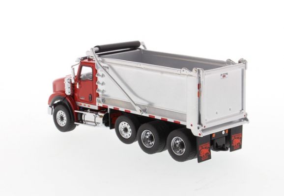 International HX620 SB OX Stampede Dump Truck Red