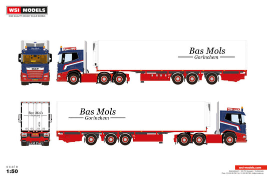 Bas Mols; DAF XF SL MY25 6X2 TWIN STEER TRIDEC REEFER TRAILER - 3 AXLE