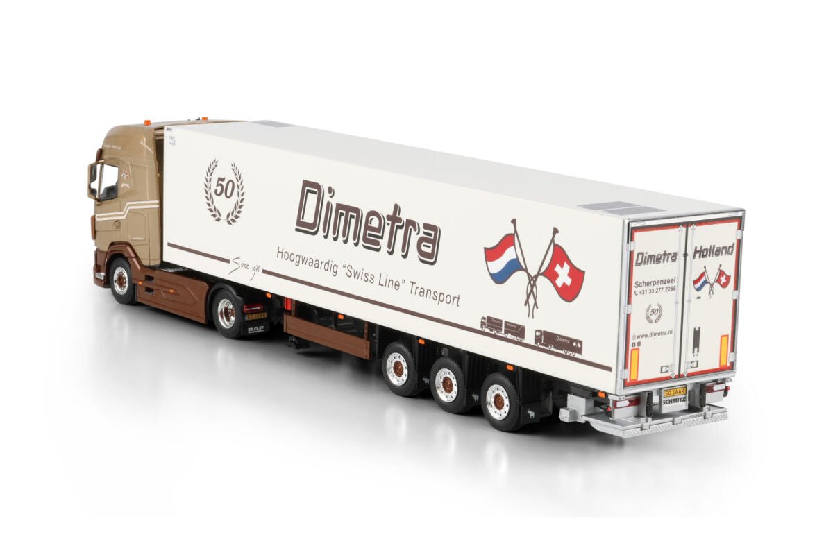 Dimetra; DAF XG+ MY25 4X2 REEFER TRAILER - 3 AXLE - Celt Models