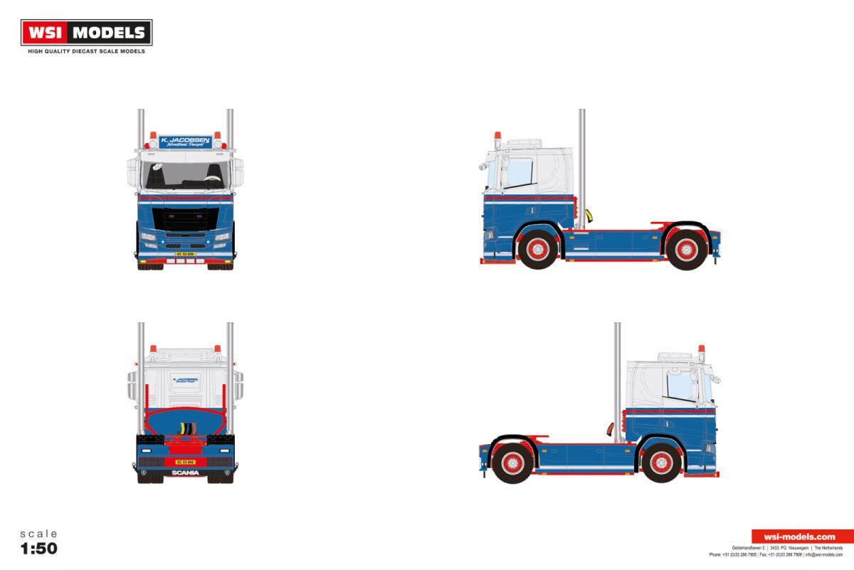Kristian Jacobsen; SCANIA R FLAT ROOF SLEEPER CAB 4X2 - Celt Models