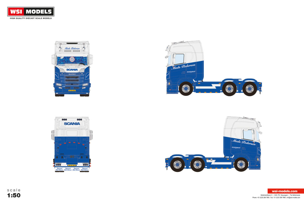 Mads Pedersen; SCANIA S HIGHLINE CS20H 6X2 TAG AXLE