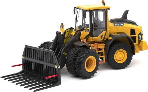 Hekamp Z-300 Silage Fork Fits on the VOLVO L60H wheel loader 1/32