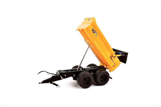 VGM Rocky 24 Tipper Trailer Yellow Black Ltd Edition 1/32