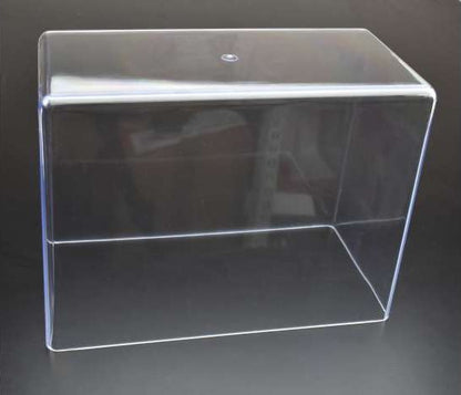 Clear display case, tall (top only) Ideal for construction vehicles 30x15x22cm
