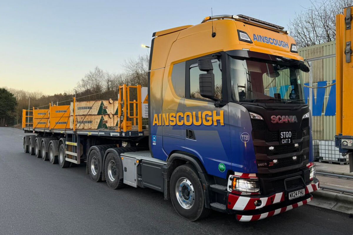 Ainscough Crane Hire; SCANIA S HIGHLINE CS20H 6X4 BALLAST TRAILER - 6 AXLE - Celt Models