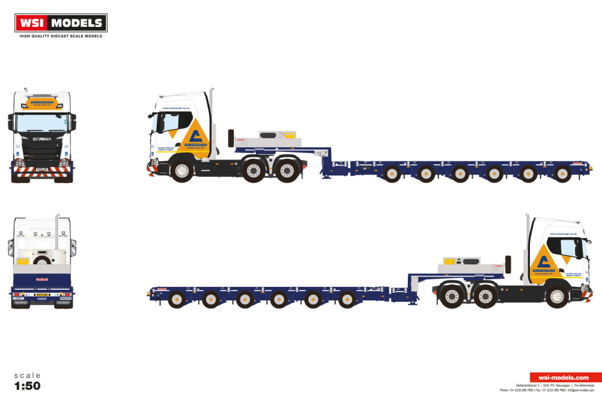 Ainscough; SCANIA S HIGHLINE CS20H 6X4 MANOOVR - 6 AXLE