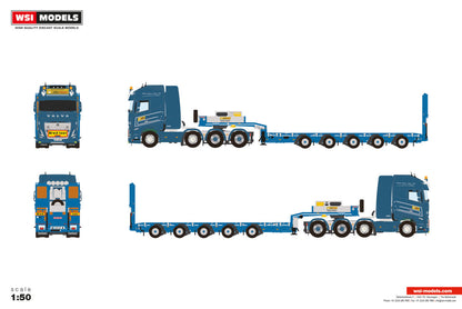 Akka Frakt; VOLVO FH5 GLOBETROTTER XL 8X4 MANOOVR - 5 AXLE