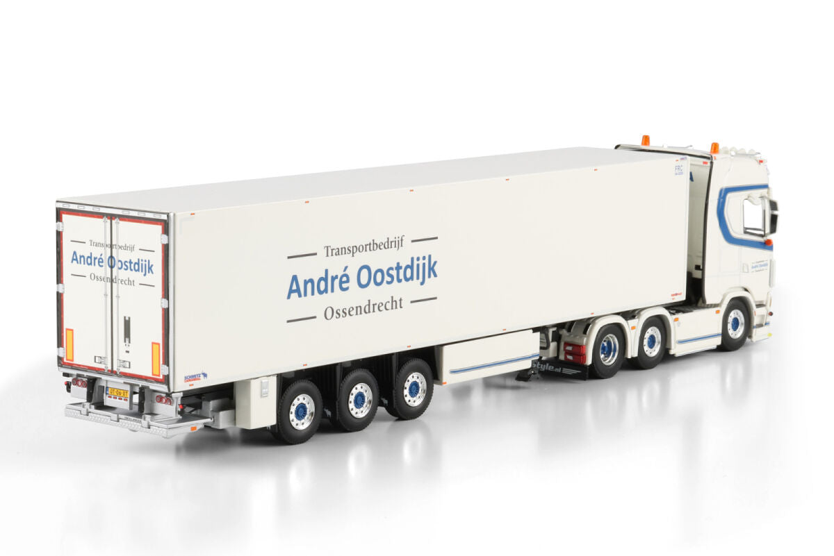 André Oostdijk; SCANIA S HIGHLINE CS20H 6X2 TWIN STEER REEFER TRAILER - 3 AXLE