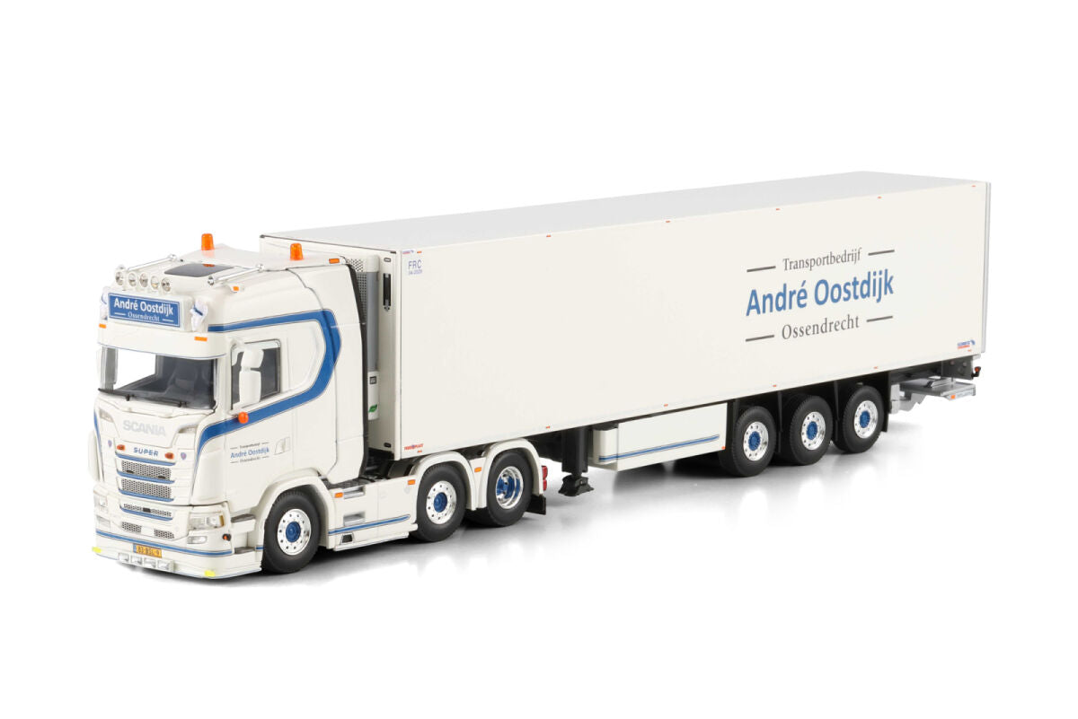 André Oostdijk; SCANIA S HIGHLINE CS20H 6X2 TWIN STEER REEFER TRAILER - 3 AXLE