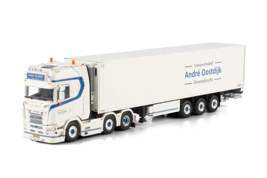 André Oostdijk; SCANIA S HIGHLINE CS20H 6X2 TWIN STEER REEFER TRAILER - 3 AXLE