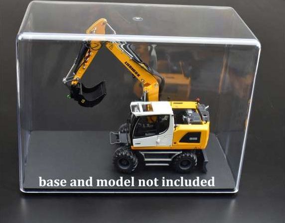 Clear display case, tall (top only) Ideal for construction vehicles 30x15x22cm