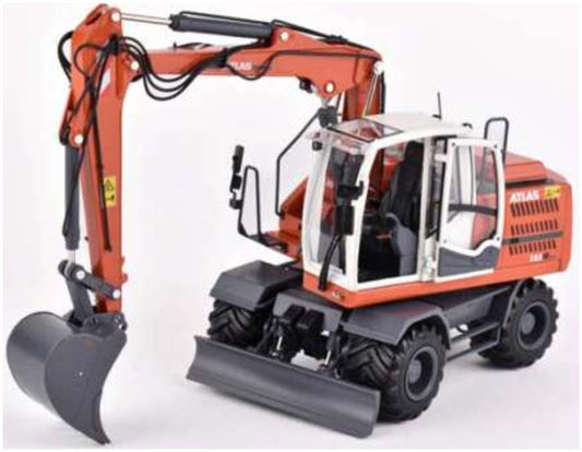 Atlas 185W Wheeled Excavator Classic w/Nokian Tyres and Standard Atlas Bucket 1/32 - Celt Models