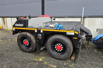 Bergen Spesialtransport; SCANIA R HIGHLINE CR20H 8X4 WITH ADD ON AXLE LOW LOADER WITH DOLLY 2 AXLE - 4 AXLE