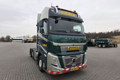 Bolk; VOLVO FH AERO GLOBETROTTER XL 6X2 TWIN STEER EURO PX LOW LOADER - 2 AXLE HIGH WOODEN BOX WITH TOP SEAL