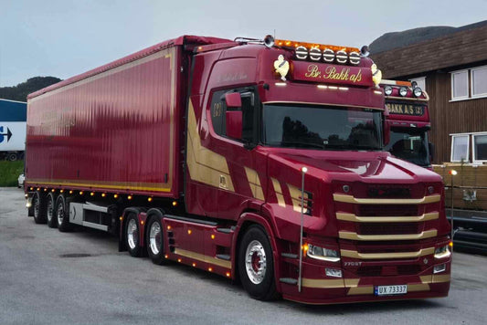 Br. Bakk a/s; VLASTUIN TORPEDO 6X2 TAG AXLE MOVING FLOOR TRAILER - 3 AXLE