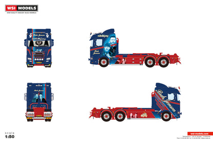 Brdr. Jensen; SCANIA R NORMAL CR20N RIGED TRUCK WITH HOOKLIFT SYSTEM 6X2 TAG AXLE