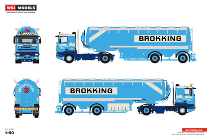 Brokking; DAF 95 COMFORT CAB 4X2 ANIMALFEED BULK TRAILER - 2 AXLE