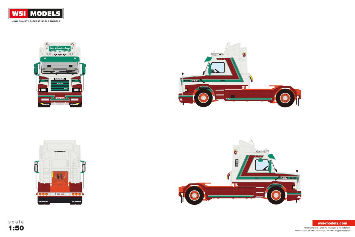 Caudenberg; SCANIA 3 SERIES TORPEDO STREAMLINE 4X2 - Celt Models