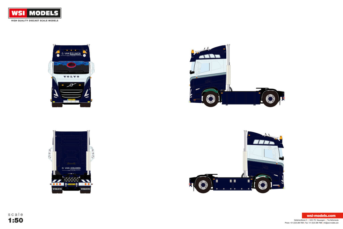 D. van Leeuwen; VOLVO FH5 GLOBETROTTER 4X2