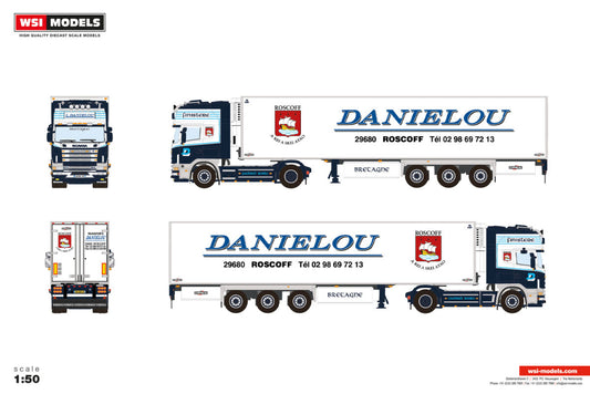 Danielou; SCANIA 4 SERIES TOPLINE 4X2 REEFER TRAILER - 3 AXLE
