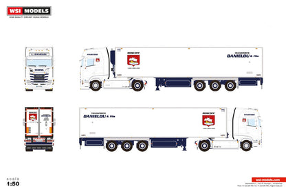 Danielou; SCANIA S HIGHLINE CS20H 4X2 REEFER TRAILER - 3 AXLE - Celt Models
