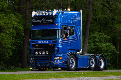 Danny Rasing; SCANIA R5 TOPLINE 6X2 TWIN STEER SEMI LOW LOADER - 3 AXLE