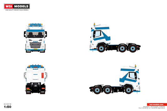 Danny van den Heuvel; DAF XF SH WITHOUT SKY LIGHTS MY25 6X2 TWIN STEER