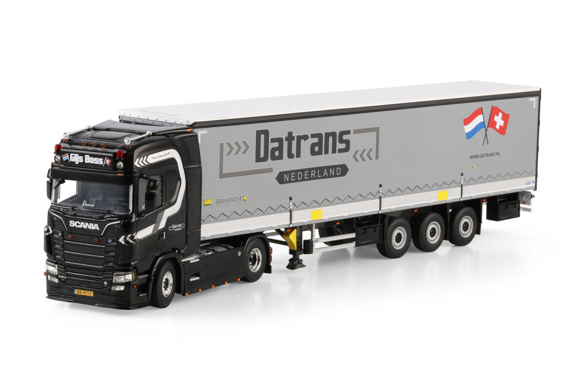 Datrans; SCANIA S HIGHLINE CS20H 4X2 CURTAINSIDE TRAILER - 3 AXLE