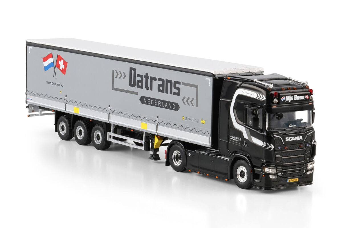 Datrans; SCANIA S HIGHLINE CS20H 4X2 CURTAINSIDE TRAILER - 3 AXLE