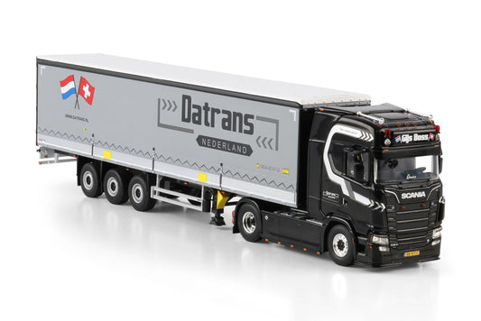 Datrans; SCANIA S HIGHLINE CS20H 4X2 CURTAINSIDE TRAILER - 3 AXLE