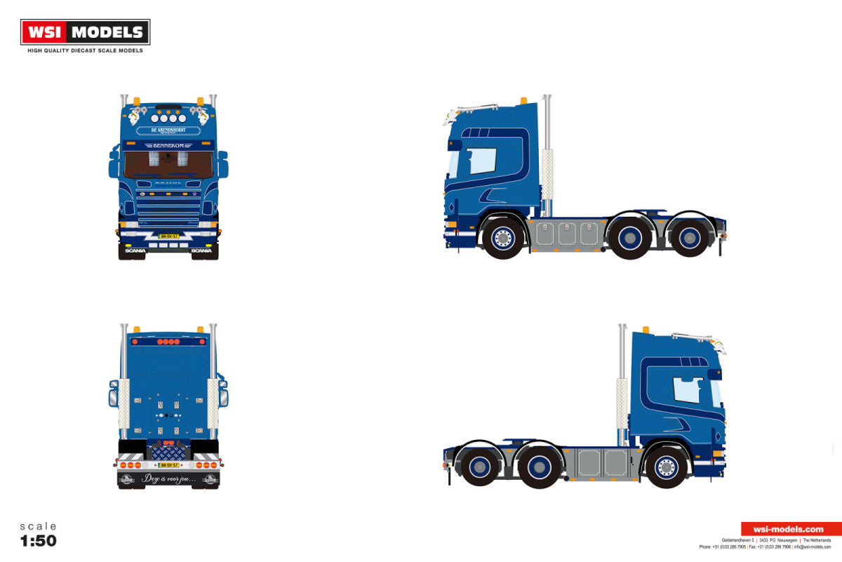 De Arendshorst; SCANIA 4 SERIES TOPLINE 6X2 TAG AXLE