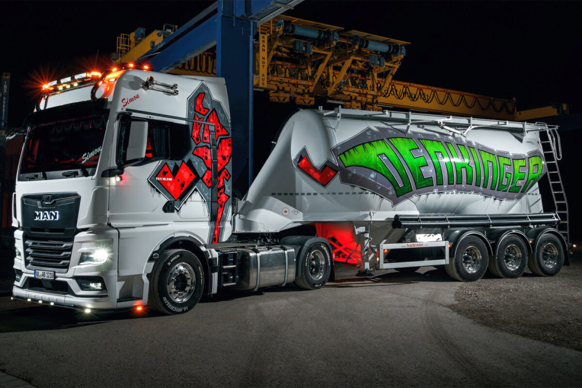 Denkinger; MAN TGX GX 4X2 BULK TRAILER - 3 AXLE