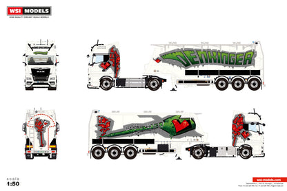 Denkinger; MAN TGX GX 4X2 BULK TRAILER - 3 AXLE