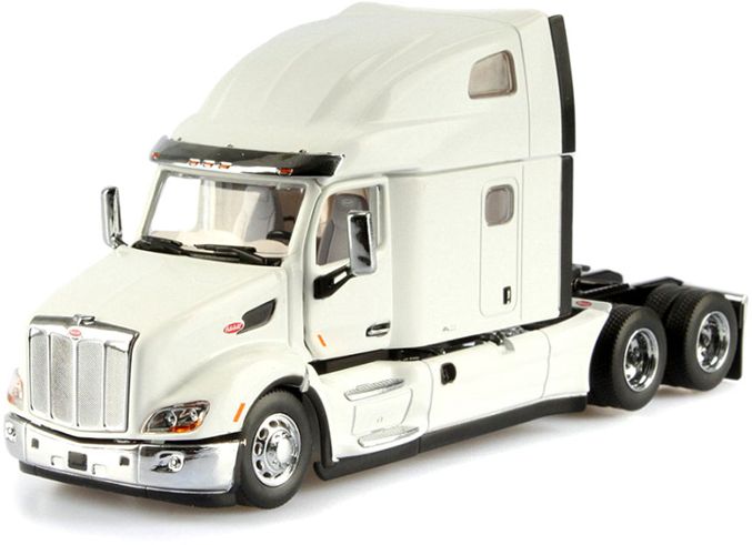 Peterbilt 579 UltraLoft Tractor White Cab