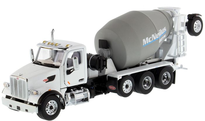 Peterbilt 567 w/McNeilus Bridgemaster Mixer White