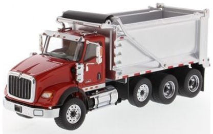 International HX620 SB OX Stampede Dump Truck Red
