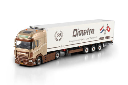 Dimetra; DAF XG+ MY25 4X2 REEFER TRAILER - 3 AXLE - Celt Models