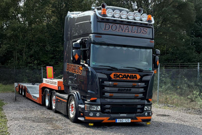 Donalds Bilbärgning; SCANIA STREAMLINE TOPLINE 6X2 TWIN STEER TRUCK TRANSPORTER - 3 AXLE - Celt Models
