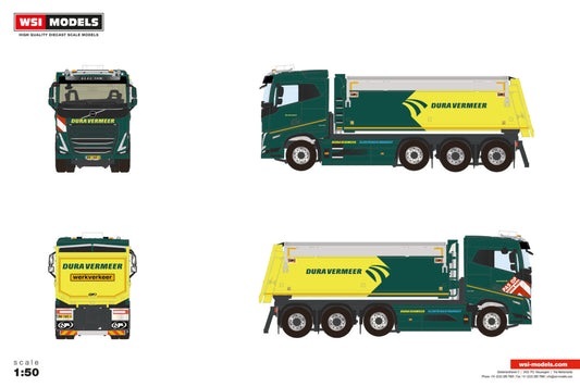 Dura Vermeer; VOLVO FH5 MY2024 SLEEPER CAB ELECTRIC TIPPER TRUCK 8X4