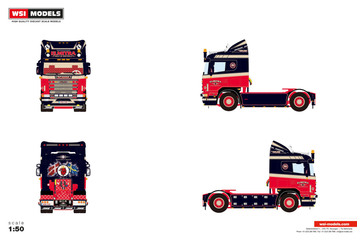 Elmitra; SCANIA 4 SERIES FLAT ROOF 4X2