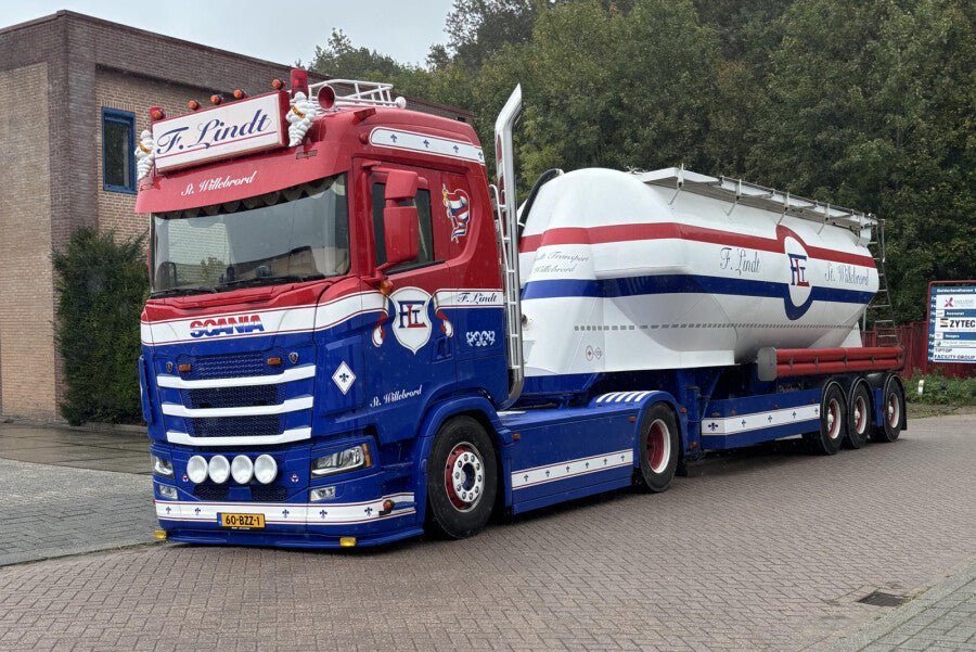 F. Lindt; SCANIA S NORMAL CS20N 4X2 BULK TRAILER - 3 AXLE - Celt Models