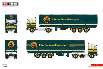 G.J. Wibbelink; VOLVO F88 4X2 CLASSIC CURTAINSIDER TRAILER - 3 AXLE