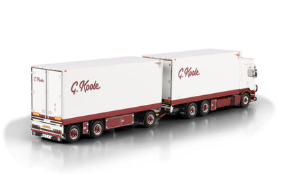G. Koole; SCANIA R5 HIGHLINE RIGED REEFER TRUCK DRAWBAR TRAILER