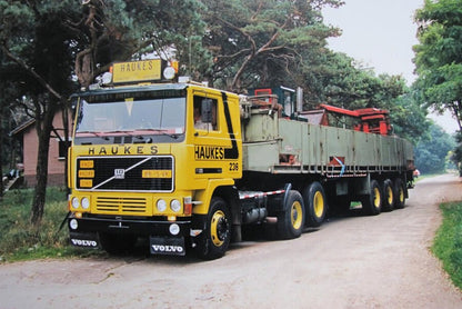 Haukes; VOLVO F10 6X2 TAG AXLE CLASSIC BRICK TRAILER - 3 AXLE - Celt Models