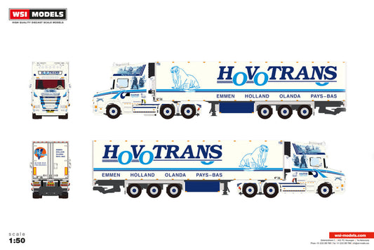 Hovotrans; SCANIA 4 SERIES TORPEDO TOPLINE 6X2 TAG AXLE REEFER TRAILER - 3 AXLE