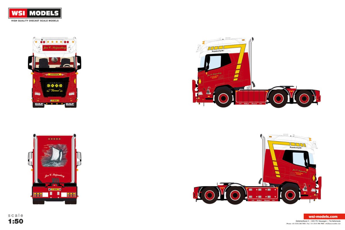 Jan C. Swijnenburg; DAF XG+ 6X2 TAG AXLE - Celt Models