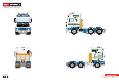 Joh v/d Zand; VOLVO F16 GLOBETROTTER 6X2 TWIN STEER