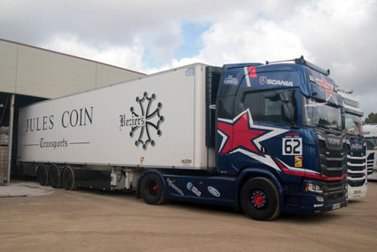 Kenny Coin; SCANIA S HIGHLINE CS20H 4X2 REEFER TRAILER - 3 AXLE - Celt Models