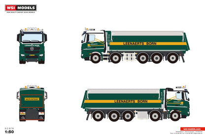 Leenaerts Born; MERCEDES-BENZ AROCS MP4 2.300MM CLASSIC SPACE TIPPER TRUCK 10X4 - Celt Models